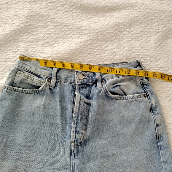 Free People we the free Lasso Jean in Foxtrot Light Wash Sz 26 - Picture 9 of 11